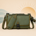 Foldable Diaper Bag in Forrest Green